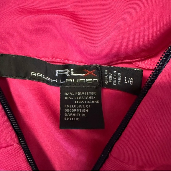 RLX Ralph Lauren Sleeveless Golf Shirt – Size Large - Picture 4 of 6